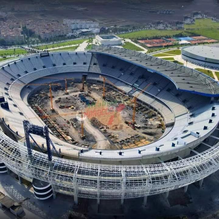 Baufortschritt: Stadion in Tanger